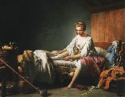 Nicolas Bernard Lepicie Le Lever de Fanchon oil painting